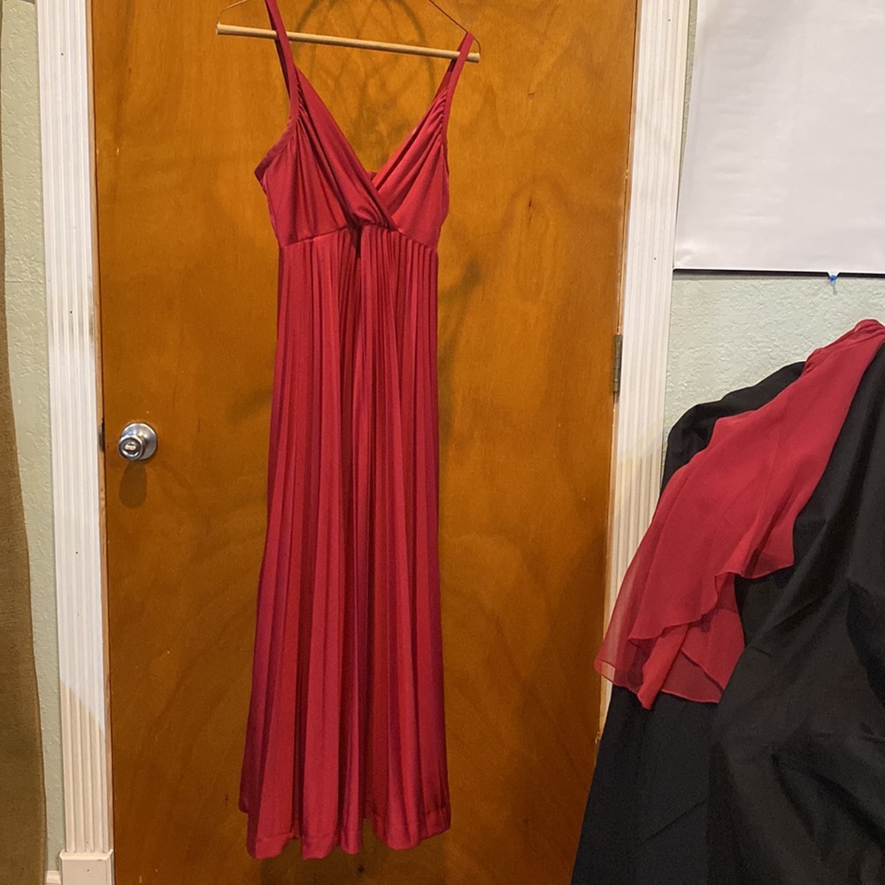 Red Formal Hand-Made Dark Red Dress - Picture 4 of 4